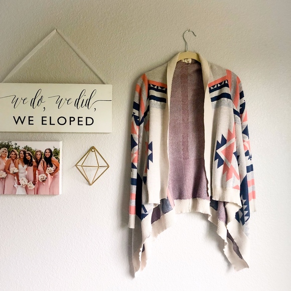 Hippie Rose Sweaters - Cozy Tribal Cardigan